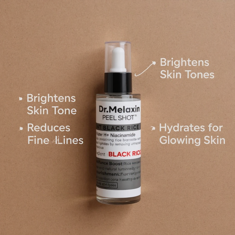 Melave’s Dr.Melaxin Peel Shot Rice Cleanser™