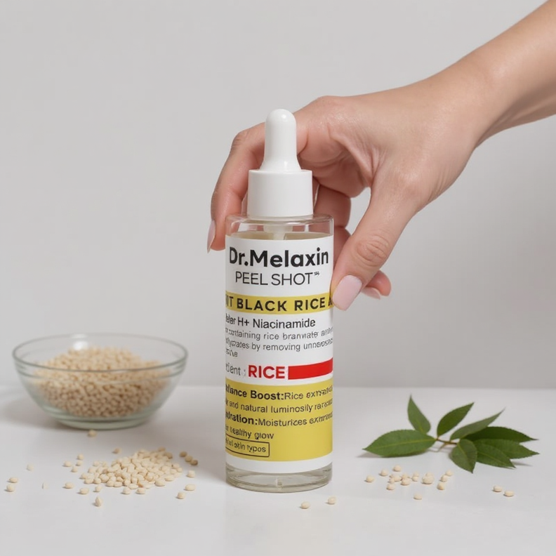 Melave’s Dr.Melaxin Peel Shot Rice Cleanser™